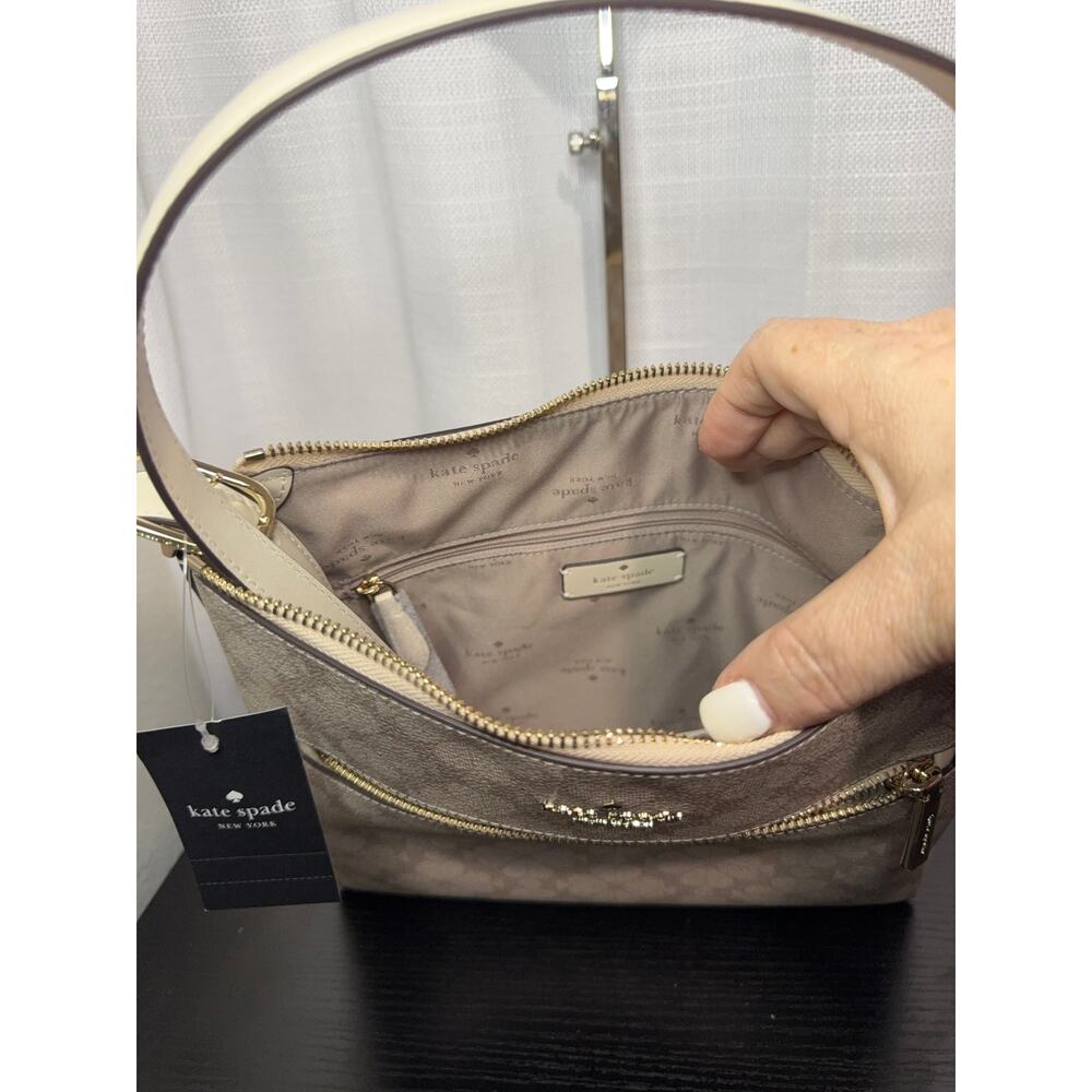 Kate Spade Spade Flower Jacquard Nouveau Shoulder Bag NWT - Picture 2 of 2